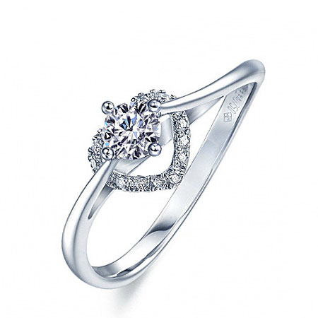 CZ Diamond Heart Nazwa skryptu Dostosowane pierścienie obietnicy Prom - Kliknij na obrazek aby go zamknąć